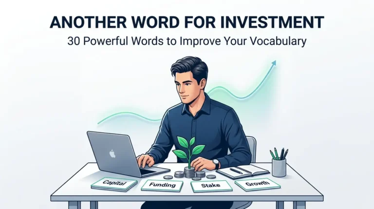 another word for investment