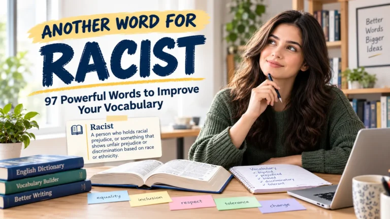 another word for racist