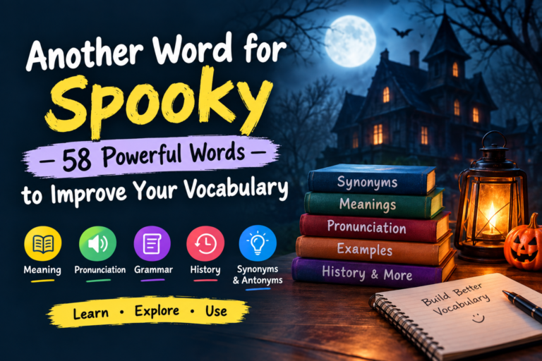another word for spooky
