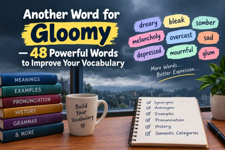 another word for gloomy