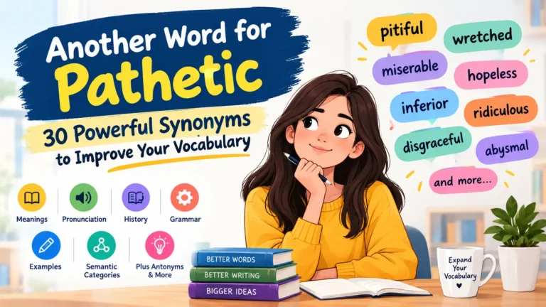 another word for pathetic