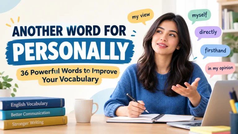 another word for personally