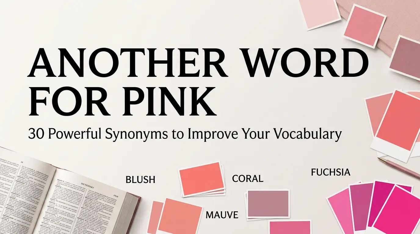 another word for pink