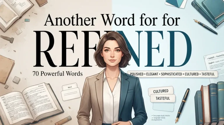 another word for refined