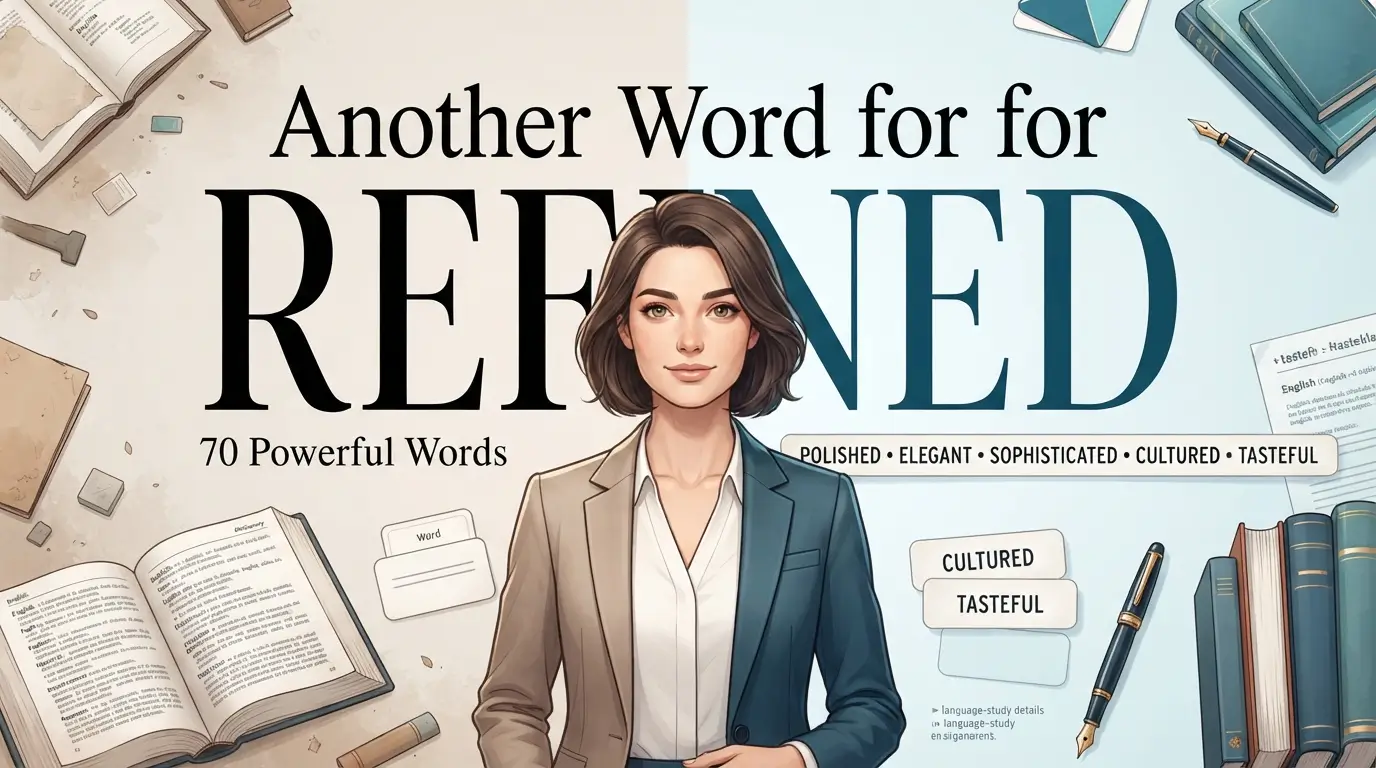 another word for refined