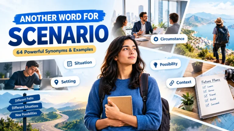 another word for scenario