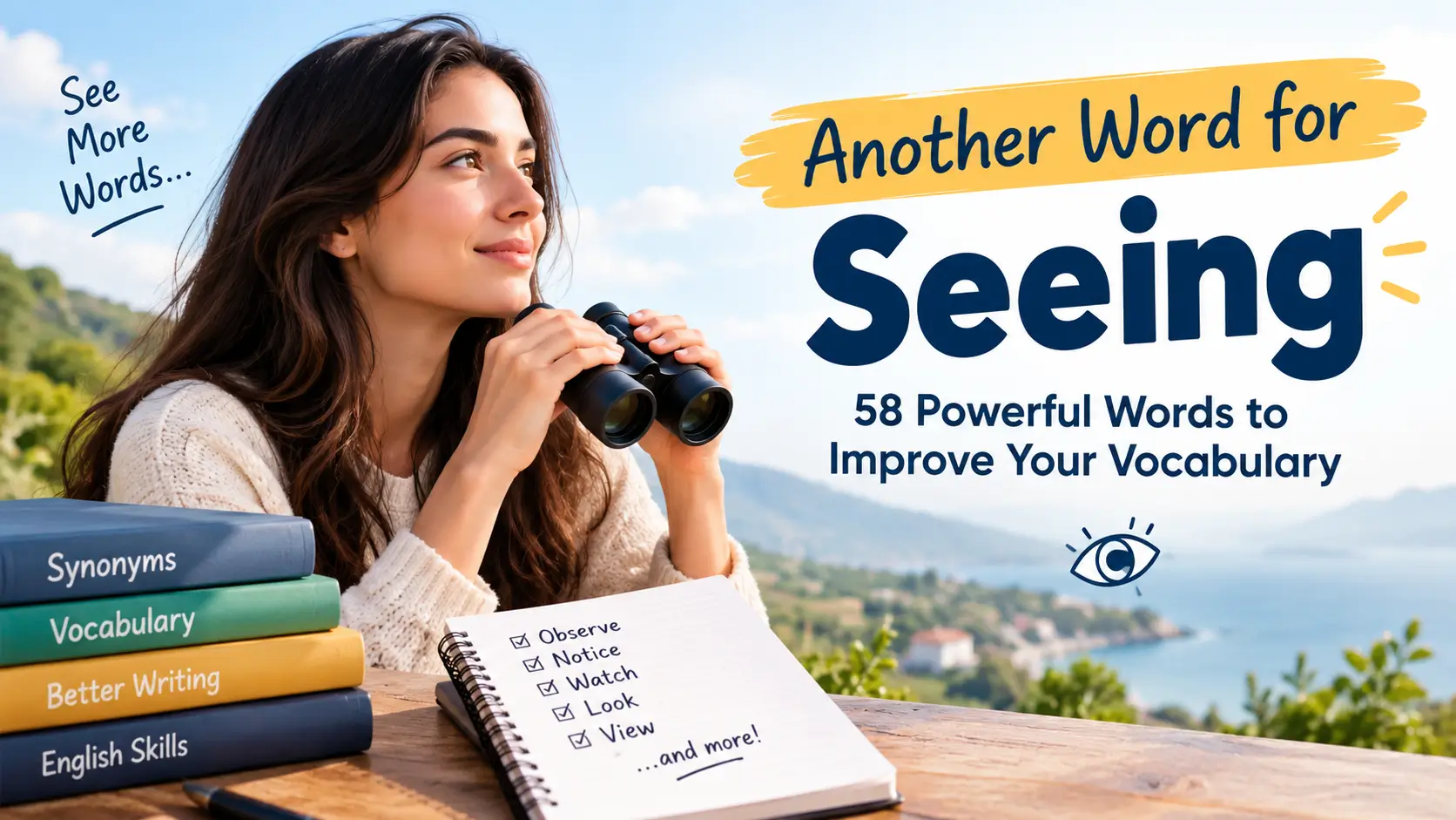 another word for seeing